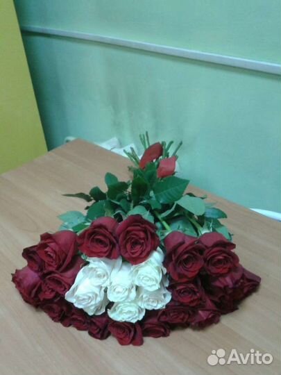 Цветы розы букет