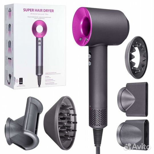 Профессиональный фен Super Hair Dryer HD3-15 Новый
