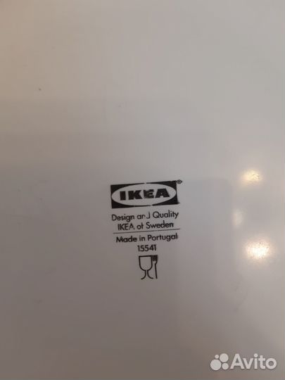 Тарелки IKEA белые