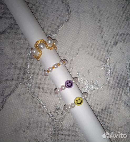 Кольца из бисера