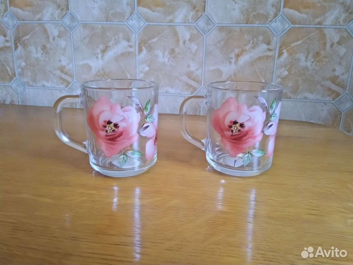 Кружки 250 мл новые, 300 мл. б/у