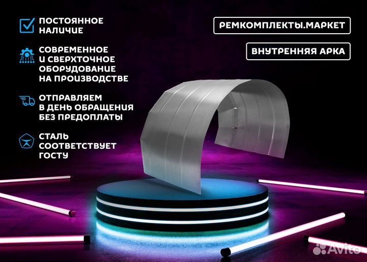 Ремонтная арка Е46 левая