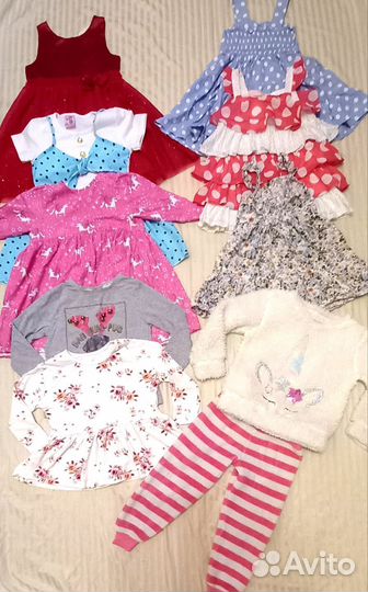 Вещи пакетом на девочку 2-3 года