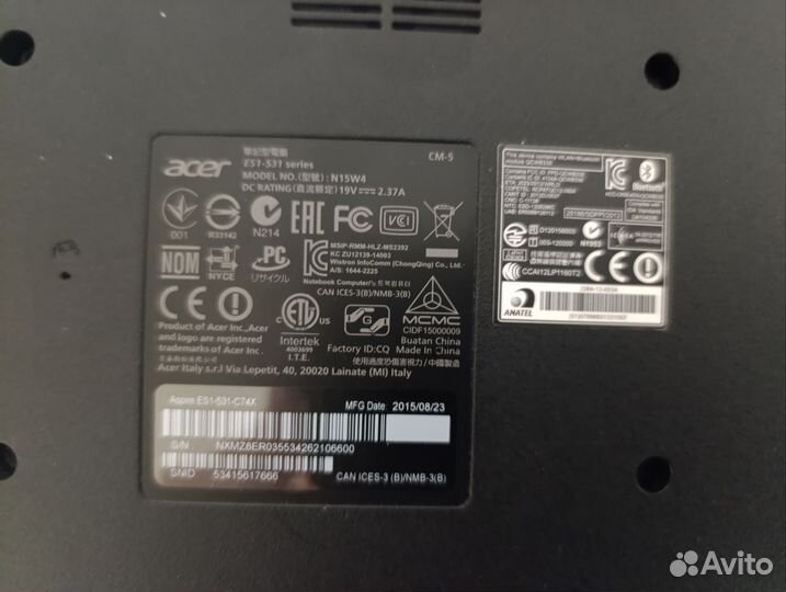 Ноутбук acer N15W4