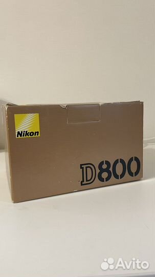 Коробка от nikon d800