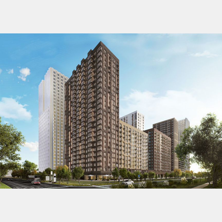 2-к. квартира, 67 м², 22/23 эт.