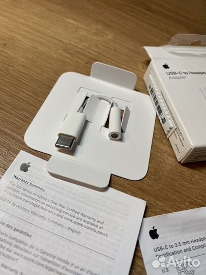 Переходник/адаптер для наушников Apple USB-C