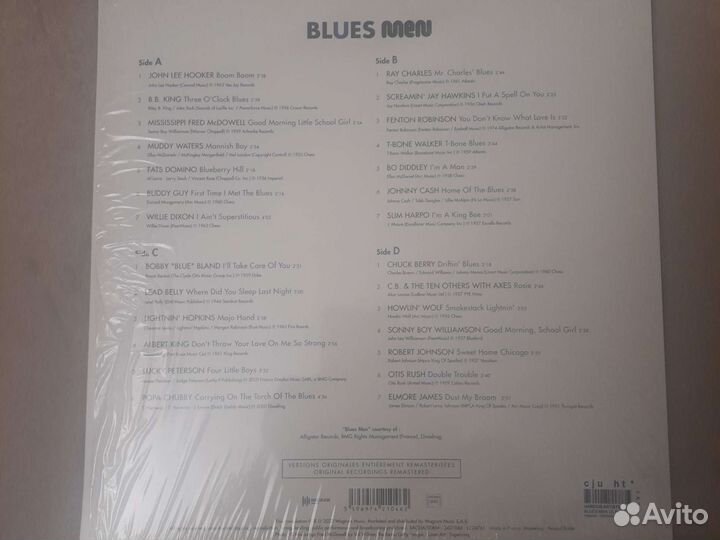 Виниловые пластинки blues MEN 2 LP
