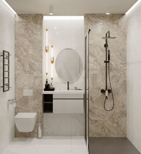 2-к. квартира, 67,1 м², 2/16 эт.