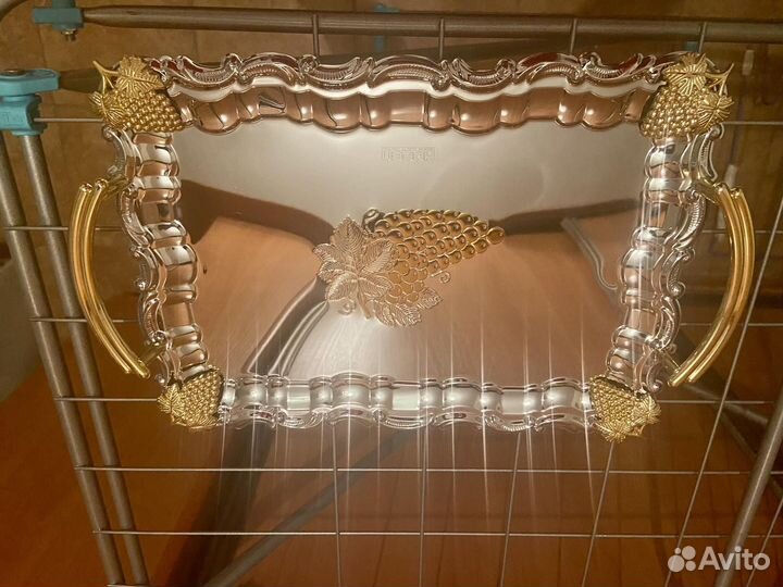 Подносы хромированные набор