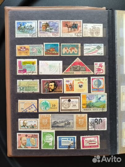Почтовые марки связь. Альбом целиком