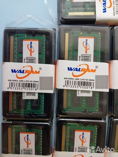 So-dimm ddr3l 8gb 16gb 1600