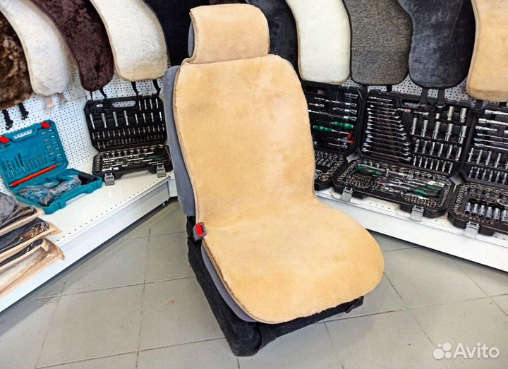 Меховые накидки на сидения овчина