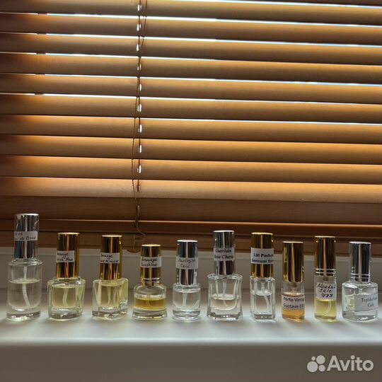 Отливанты нишевой парфюмерии