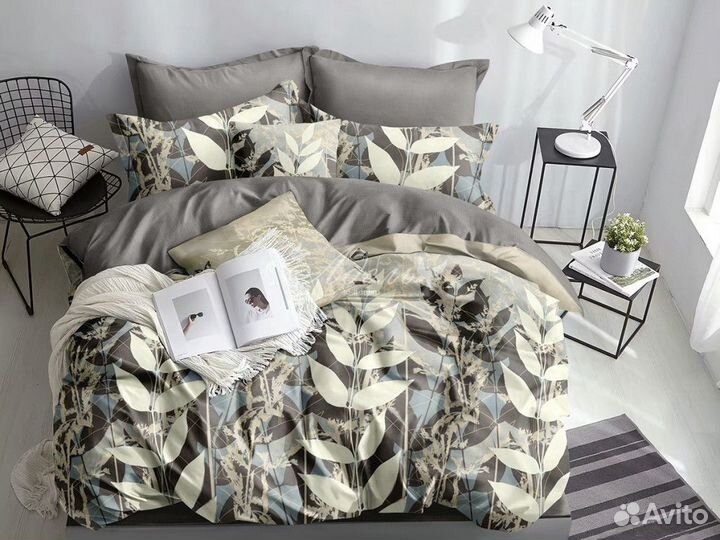 Постельное белье 2спальный с евро простыней