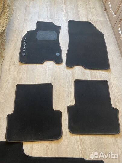 Оригинальные Коврики на renault fluence