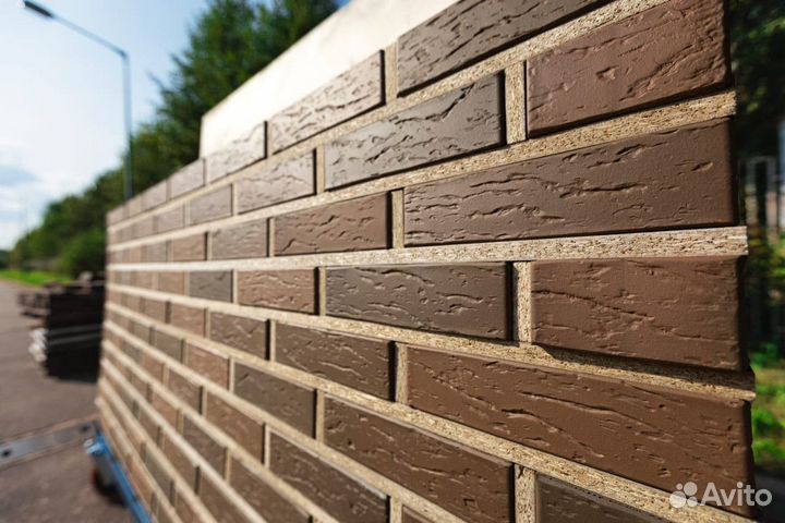 Кирпич Лицевой 1нф Руст №70