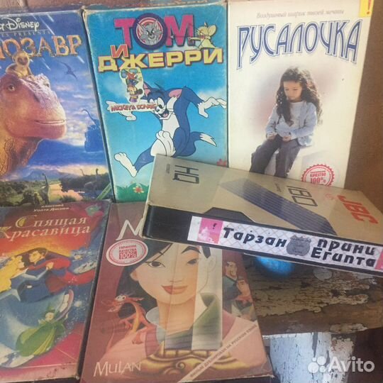 Винтаж: видеокассеты (8 шт) - детские мультфильмы