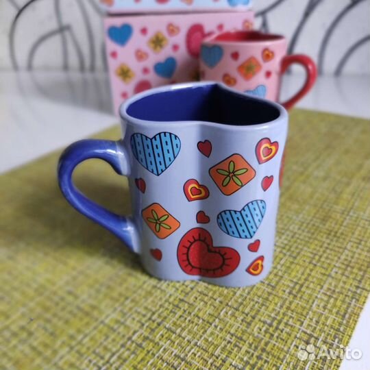 Парные кружки керамика