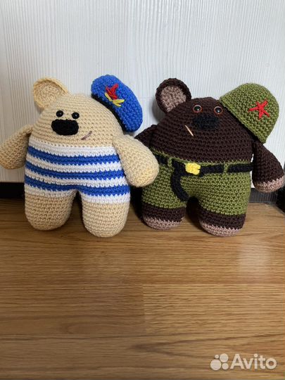 Мишка десантник, 20 см