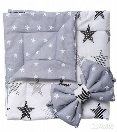 Конверт одеяло на выписку с бантом