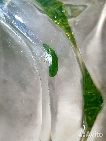 Тарелка уран стекло