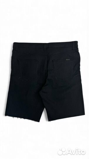 Шорты Yves Saint Laurent Raw Cut Jeans Shorts