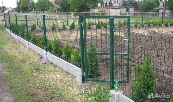 Забор из 3D сетки цена за метр под ключ