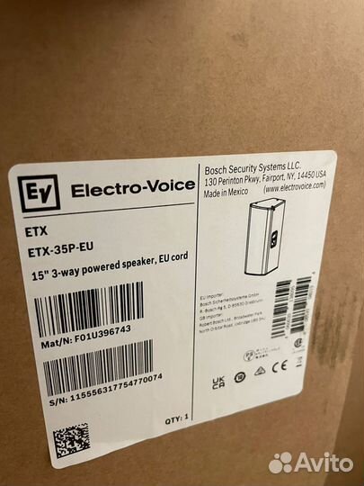 Акустическая система electro voice ETX-35P