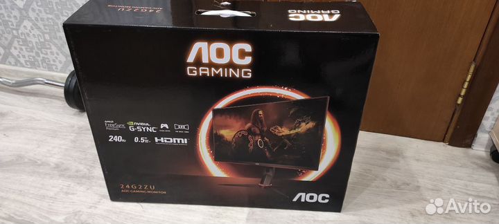 Игровой монитор agon by AOC 24G2ZU/BK 23.8