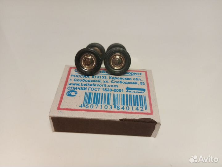 Колеса модели 1/43 москвич 403 а-7