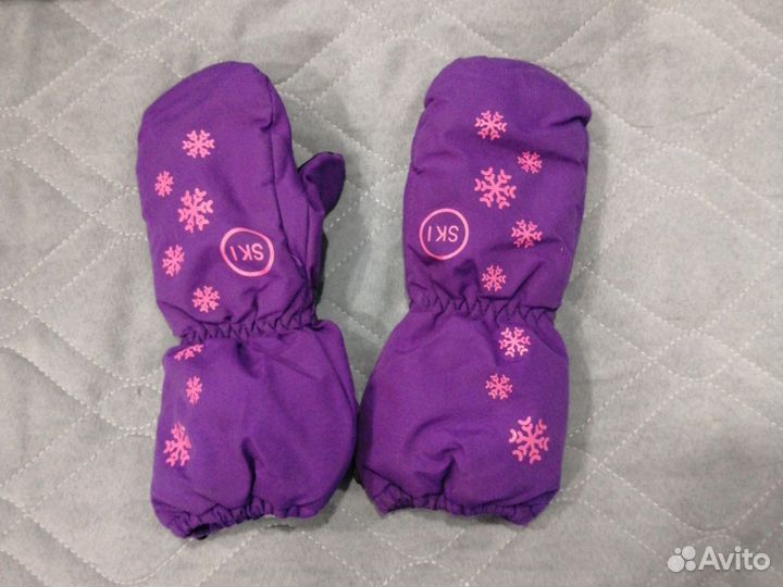 Варежки краги зимние для девочки