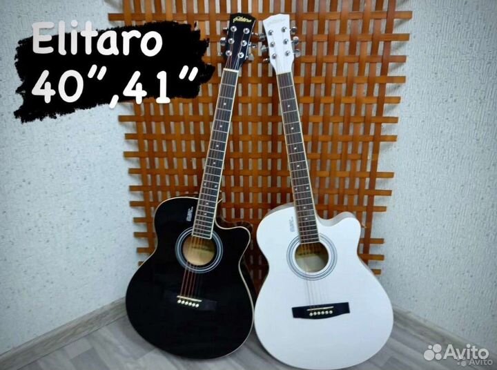 Гитара Акустическая с вырезом Elitaro E4010C