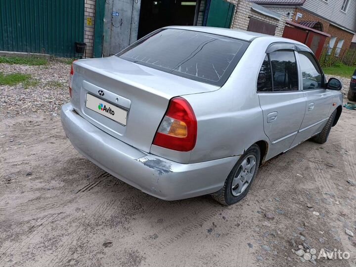 Разбор. Hyundai Accent 1.5 MT, 2006, 200 000 км
