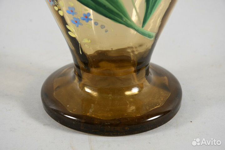 Кувшин цветное стекло 19век