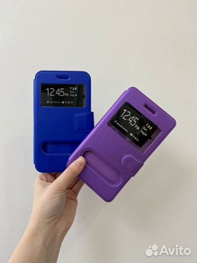 Универсальные чехлы-книжки, бампера