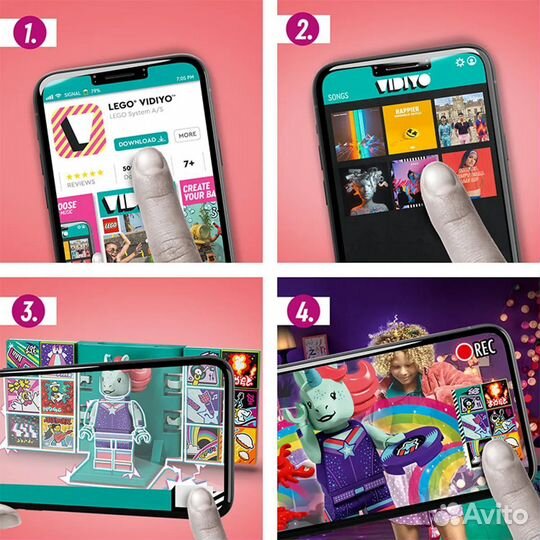 Лего набор ди-джея lego vidiyounicorn DJ BeatBox