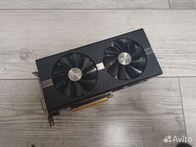 Игровая видеокарта sapphire nitro +RX 570 8gb