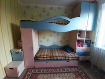 Детская кровать со шкафом