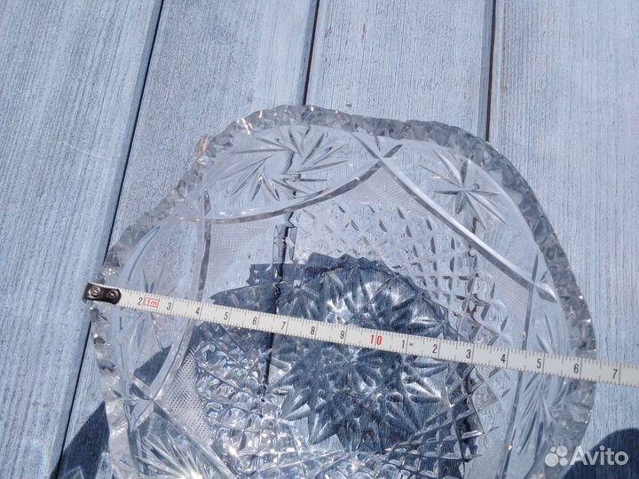 Салатник хрустальный