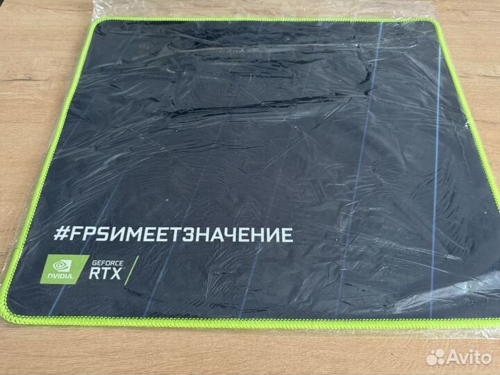 Коврик для мыши большой Nvidia RTX новый
