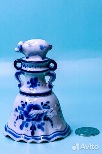 Колокольчики Гжель разные