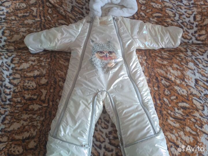 Детский зимний комбинезон на девочку