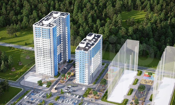 2-к. квартира, 40,7 м², 10/25 эт.