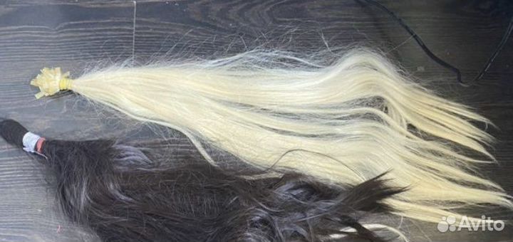 Натуралтные волосы для наращивания срези капсулы