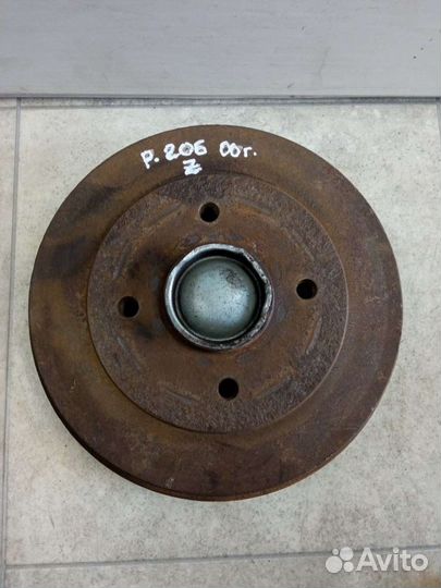 Барабан тормозной Peugeot 206 1