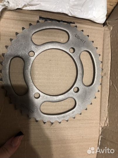 Звезда заднего колеса на мопед