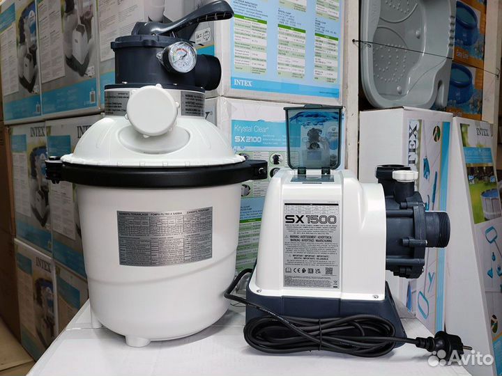 26644 intex Песочный фильтр для бассейна 4 куба