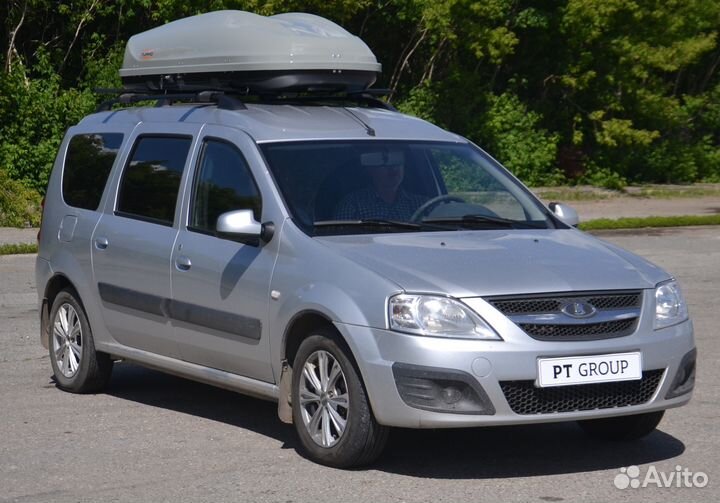 Автобокс на крышу Серый Turino Sport (520 л)