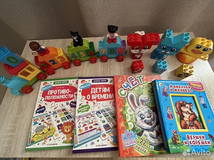 Конструктор lego duplo, книги